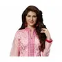 DnVeens Women Chanderi Embroidery Unstitched Salwar Kameez Dress Material (SAHIDA09 Pink Unstitched), 3 image