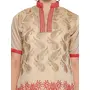 Dnveens Womens Cotton Dress Material(Blsmfemr09_Beige & Orange_Free Size), 2 image