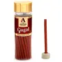Pure Gugal & Sandal Chandan Dhoop batti (2 Bottles x 40 dhoop Sticks) with dhoop Stand Holder in Box., 3 image