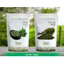 Tulsi Leaves & Mint Leaves 100 GM Each I Fresh & Refreshing Flavour I Immunity Booster I Best for Cold & Cough I 100% Pure & Natural (Pack of 2) (Extra Super Saving), 2 image
