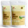 Nutribud Foods Raw Banana Powder (Kerala Nendran Banana) - Gluten-Free | Natural Ingredients | Pack of 2 200g Each