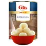 Gits Ready to Eat Rasgulla 16 Pieces Per Can 100% Veg Authentic Bengali Sweet 1Kg