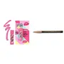 Lakme Lip Love Chapstick Strawberry 4.5g & Lakme Eyebrow Pencil Black 1.2g