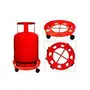 Anjali LPG Gas Cylinder Trolley Red