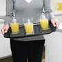 Freelance Polypropylene Kitchen & Dining Anti Slip Serving Tray 44 x 29 cm Grey