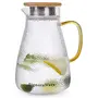 Signoraware MAJESTY frosted-Jug-with-handle-1500-ml-Bamboo-lid-(RSD26918)