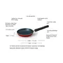 Anjali Mini Tapper Pan (16.51 cm) (Red Matte 100% Non-Toxic Coating), 4 image