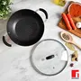 Bergner Infinity Chefs Forged Aluminium Non-Stick Kadai with Glass Lid (28 cm 3.3 Litres Induction Base Copper), 6 image