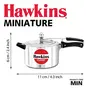 Hawkins Toy Cooker Silver + Hawkins Miss Mary Aluminum Pressure Cooker 1.5 litres Silver, 4 image