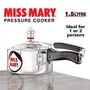 Hawkins Toy Cooker Silver + Hawkins Miss Mary Aluminum Pressure Cooker 1.5 litres Silver, 6 image