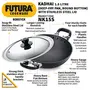 Hawkins - Q19 Futura Non-Stick Deep-Fry Pan (Kadhai) with Stainless Steel Lid 22Cm & Hawkins Futura Hard Anodised Tawa 22Cm Black, 6 image