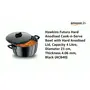 Hawkins Futura Hard Anodised Cook-n-Serve Bowl with Hard Anodised Lid Capacity 4 Litre Diameter 23 cm Thickness 4.06 mm Black (ACB40), 2 image