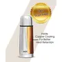 Milton Flip Lid 350 Thermosteel 24 Hours Hot and Cold Water Bottle with Bag 350 ml Silver, 4 image
