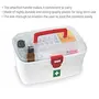 Milton Medical Box Set of 2 | Emergency Medical Box |Portal Box | Medicine Storage Box | BPA Free | Emergency Cabinet Organizer | Detachable Tray Medical Box | Medicine Organizer | Indoor Outdoor Medical Utility, 5 image