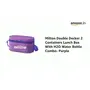 Milton Double Decker Lunch Box (3 Container) Purple, 2 image