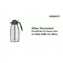 Milton Thermosteel Carafe for 24 Hours Hot or Cold (2000 ml) Silver, 2 image