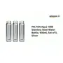 MILTON Aqua 1000 Stainless Steel Water Bottle 930ml Set of 3 Silver, 2 image