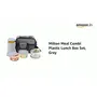 Milton Meal Combi Plastic Lunch Box Set Grey, 2 image