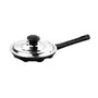 Milton Pro Cook Appam Patra 12 Pit With Stainless Steel Lid Black, 5 image