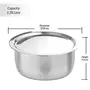 Milton Pro Cook Triply Stainless Steel Tope With Lid 18 cm / 2.28 Litre, 5 image