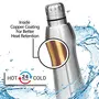 Milton Verve 1000 Thermosteel 24 Hours Hot and Cold Water Bottle 960 ml Silver, 2 image