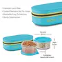 Milton New Bon Bon Lunch Box with 2 Leak-Proof containers 280 ml Each Cyan, 5 image