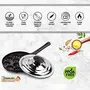 Milton Pro Cook Appam Patra 12 Pit With Stainless Steel Lid Black, 3 image