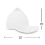 Milton Triangular Melamine Platter 1 Piece White 16" | Easy to Clean | Break Resistant | Party Platter | Snacks Platter | Attractive Design platter, 5 image