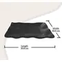 Milton Square Wavy Melamine Platter Black 12 inch, 4 image