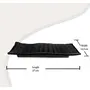 Milton Texture Melamine Platter 1 Piece Black (10.6"), 4 image