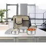 Milton Steel Combi Lunch Box with Jacket 4-Pieces Beige, 2 image