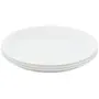 Signoraware Round Full Plate Set Set of 3 White & Signoraware Round Half Plastic Plate Set Set of 3 White, 6 image
