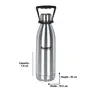 Sumeet Stainless Steel Double Walled Flask / Water Bottle 24 Hours Hot and Cold 1500 ml Silver, 11 image