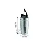 Signoraware Charger Shaker Steel Set of 1 500 ml Silver, 3 image