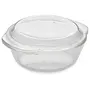 Signoraware Bake 'N' Serve Casserole Bakeware Safe and Oven Safe Glass 1500ml Set of 1 Transparent, 2 image