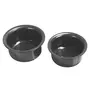 Sumeet Aluminium Tope Pot Set 500ml 1 L 2 Piece (Black), 5 image