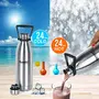 Sumeet Stainless Steel Double Walled Flask / Water Bottle 24 Hours Hot and Cold 1500 ml Silver, 8 image