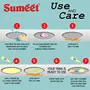 Sumeet Pre Seasoned Iron Concave Roti / Paratha Tawa 2.5mm Thick (Double Side Handle) 31.5 cm, 5 image