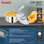 Sumeet Cook Smart TriPly SAS (Steel-Aluminium-Steel - 3 Layers) Sauce Pan with Lid - 2.3 LTR - 18Cm, 5 image