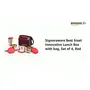 Signoraware Best Stainless Steel Innovative Lunch Box with Bag Set of 4 Red, 2 image