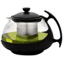 Wonderchef Piccolo Glass Tea Infuser with Plunger 750ml Black, 3 image