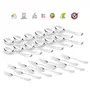 Sumeet Stainless Steel Spoon and Fork Set of 24 Pc (Baby/Medium Spoon 12 Pc (16cm L) Baby/Medium Fork 12 Pc (15.5cm L)) (1.6mm Thick), 2 image