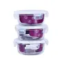 Wonderchef Nutri-Meal Plastic and Glass Lunch Box (Multicolour), 2 image
