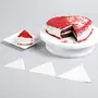 Wonderchef Ambrosia Cake Scrapers (3-in-1) - White 1.49mm Thickness, 2 image