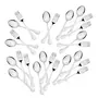 Sumeet Stainless Steel Spoon and Fork Set of 24 Pc (Baby/Medium Spoon 12 Pc (16cm L) Baby/Medium Fork 12 Pc (15.5cm L)) (1.6mm Thick), 14 image