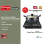 Prestige Hard Anodised Cookware Lifetime Induction Base Sauce Pan 200mm Black, 4 image
