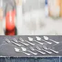 Sumeet Stainless Steel Spoon and Fork Set of 12 Pc (Baby/Medium Spoon 6 Pc (16cm L) Baby/Medium Fork 6 Pc (15.5cm L)) (1.6mm Thick), 5 image