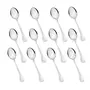 Sumeet Stainless Steel Baby/Medium Spoon Set of 12 Pc  (16cm L) (1.6mm Thick), 11 image