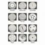 Wonderchef Snacks Maker Stainless Steel with 12 Different Shaped Plates, 4 image