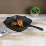 Wonderchef Forza Cast-Iron Grill Pan Pre-Seasoned Cookware Induction Friendly 26cm 3.8mm, 2 image